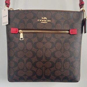 Coach Signature Rowan File Bag